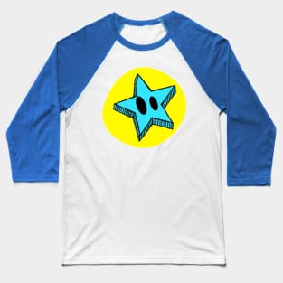 Marshmallow Star Baseball T-Shirt